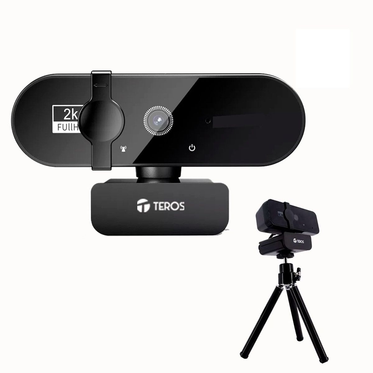 TEROS - Cámara Web 2k 2592pix Teros Te-9072 Con Tripode