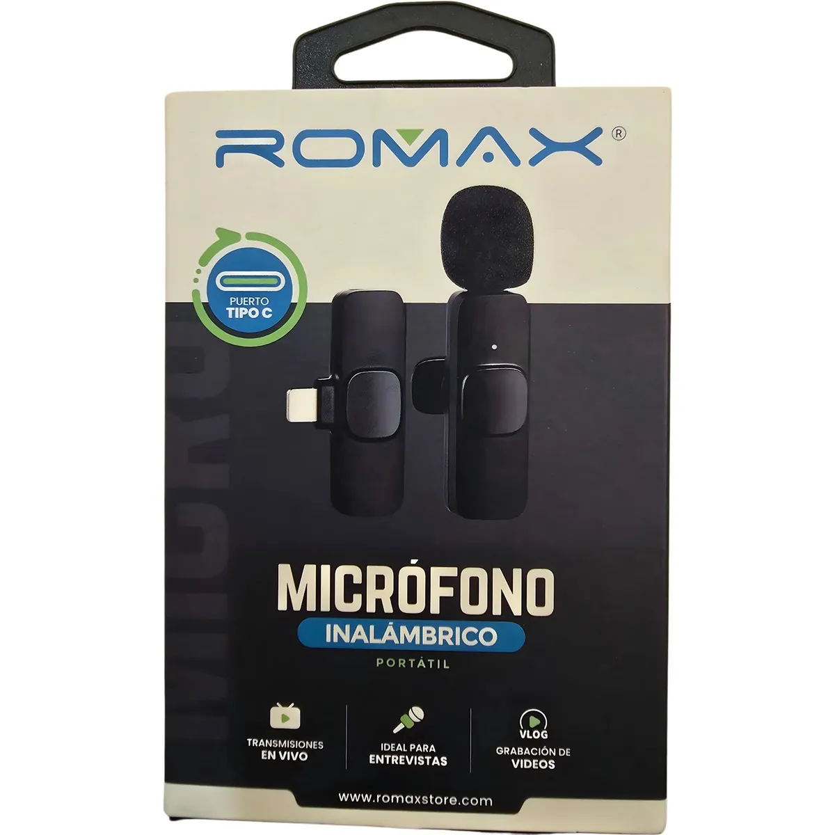 ROMAX - ROMAX MICROFONO INALAMBRICO PORTATIL TIPO C