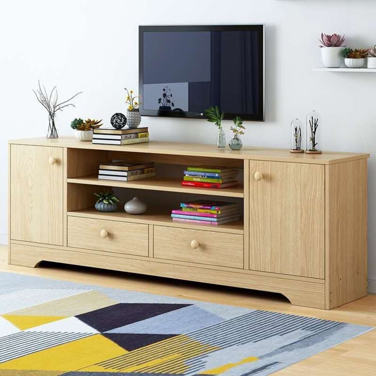 TU MESITA - Mesa de Tv Duti Marrón 140cm