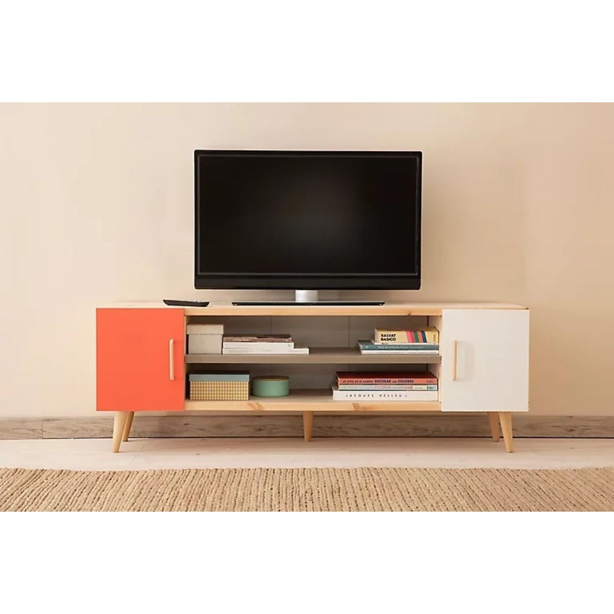 TU MESITA - Mesa para TV Vintage Melanie 160cm