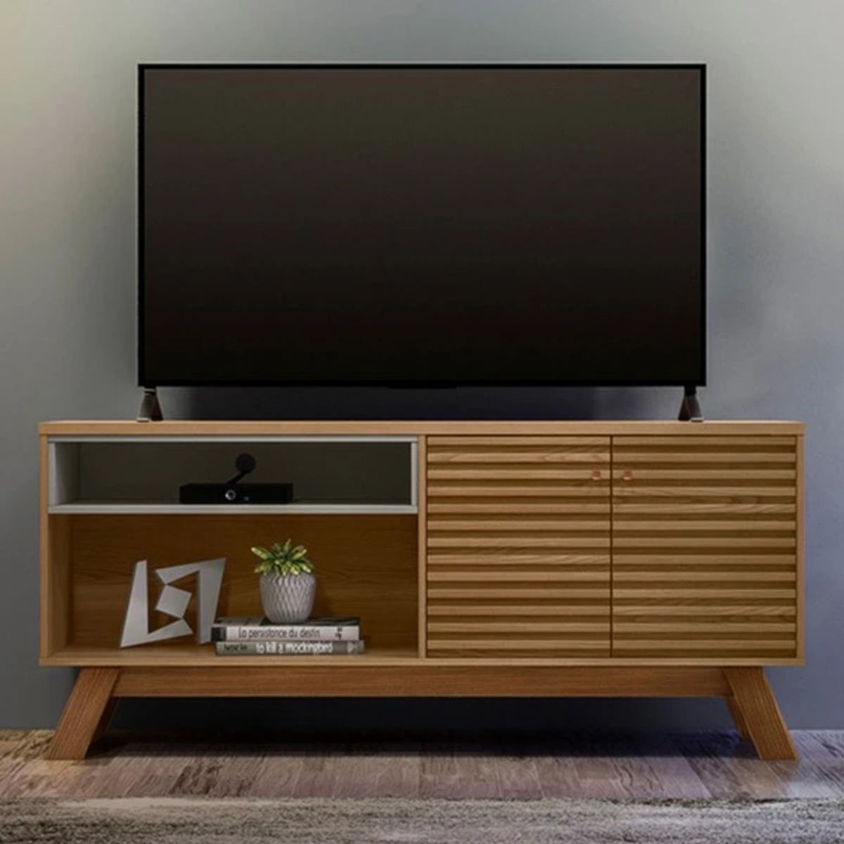 TU MESITA - Mesa de TV Multiusos Nico color Duna TU MESITA