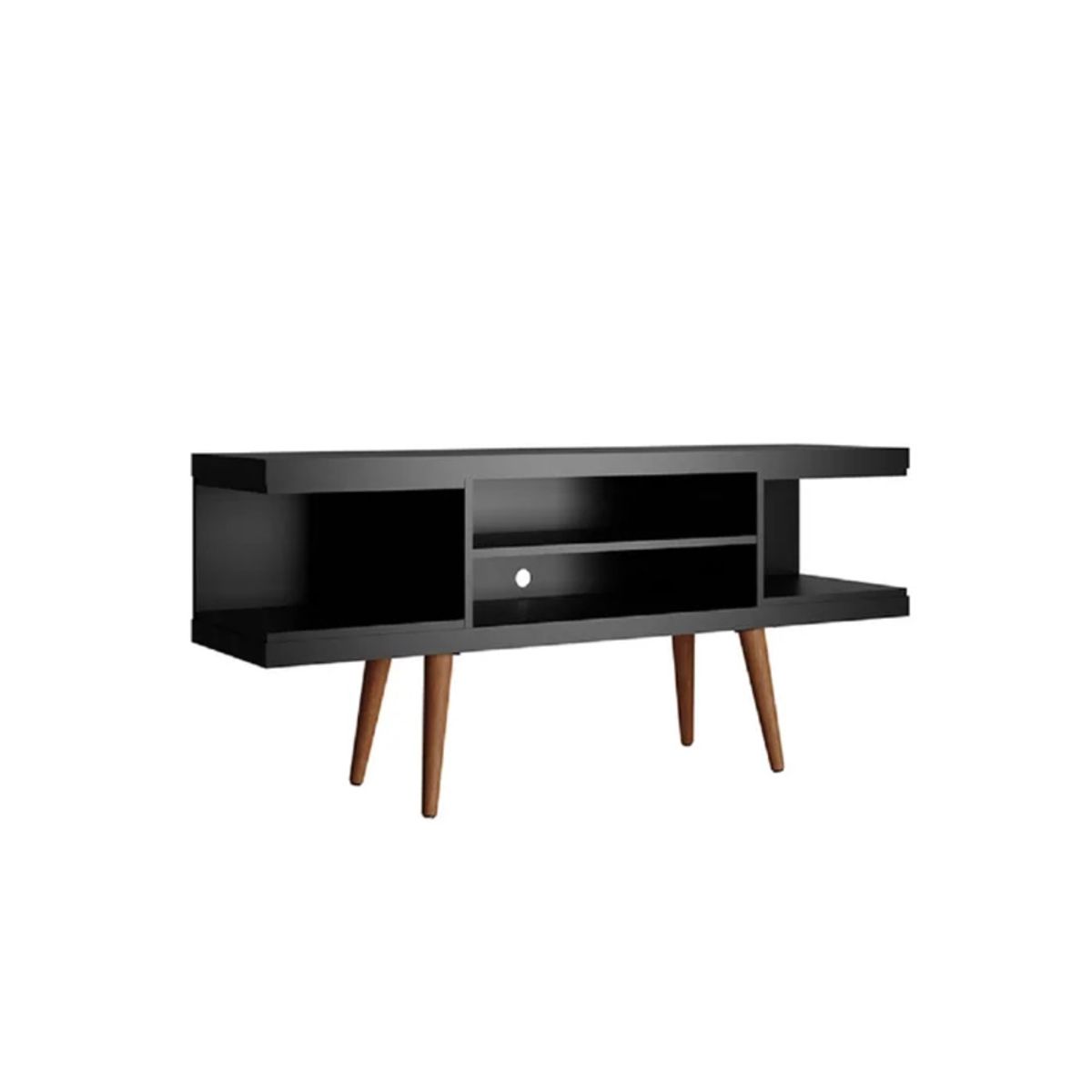 TU MESITA - Mesa de TV Vintage Memphis color Negro TU MESITA