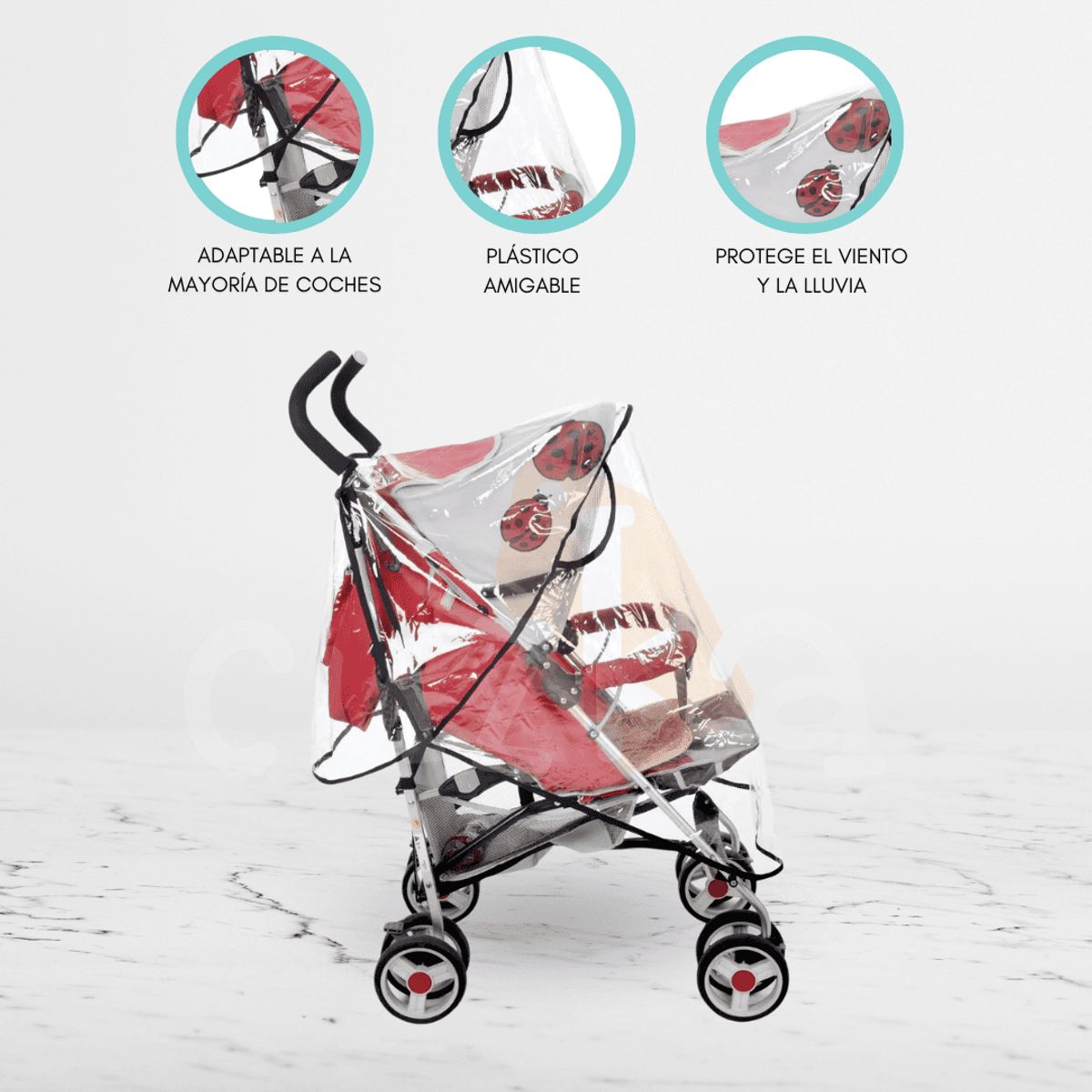 COSCO - Protector de Clima para Coche de Bebé «RAINY»