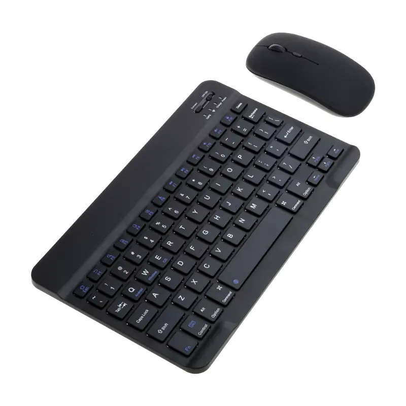 GENERICO - Mini Teclado con Mouse Bluetooth Inalámbrico para Android iOS Windows