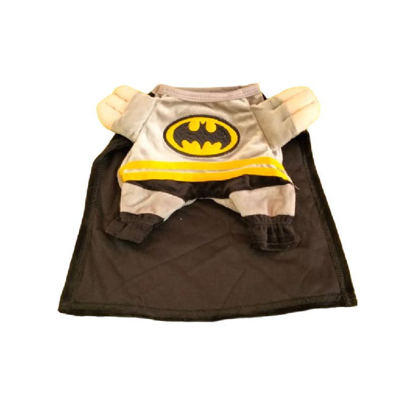 GENERICO - Disfraz Halloween mascotas perro y gato Batman 3D talla 1