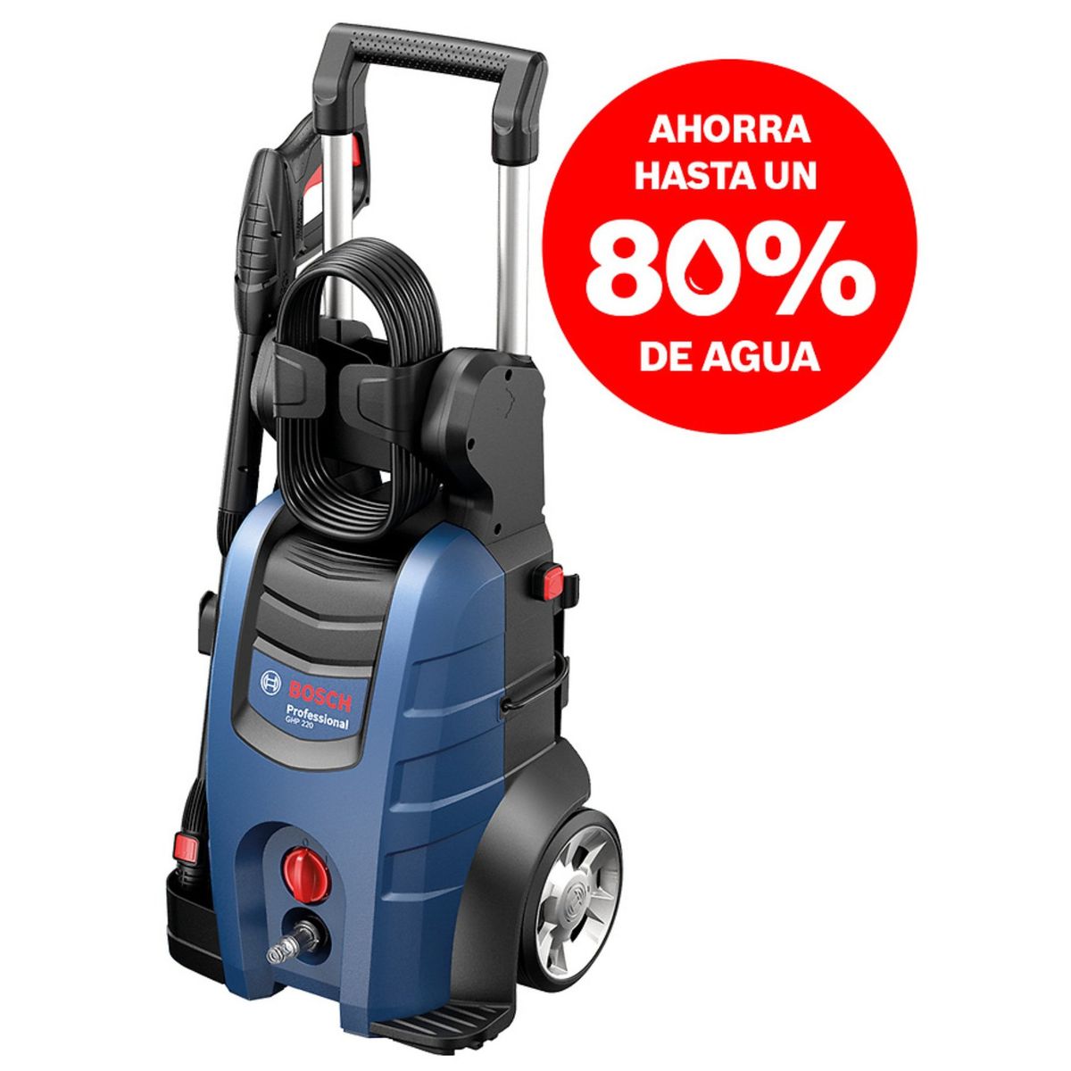 BOSCH - Hidrolavadora  Alta Presión 2200 PSI, potencia 2100W GHP 220 Bosch