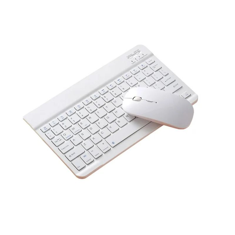 GENERICO - Kit Teclado y Mouse Bluetooth para Android iOS Windows