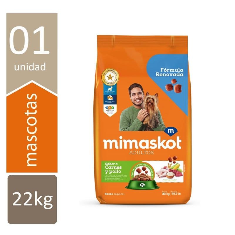 MIMASKOT - MIMASKOT ADULTO RAZAS PEQ 22 KG
