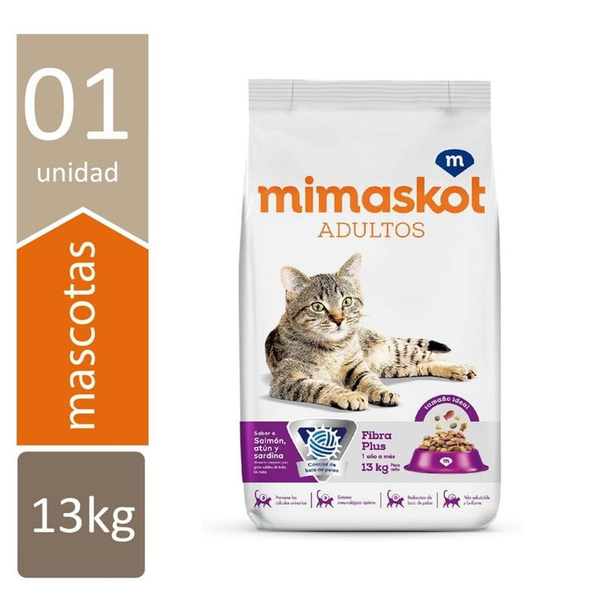 MIMASKOT - MIMASKOT GATOS SALMON ATUN 13 KG