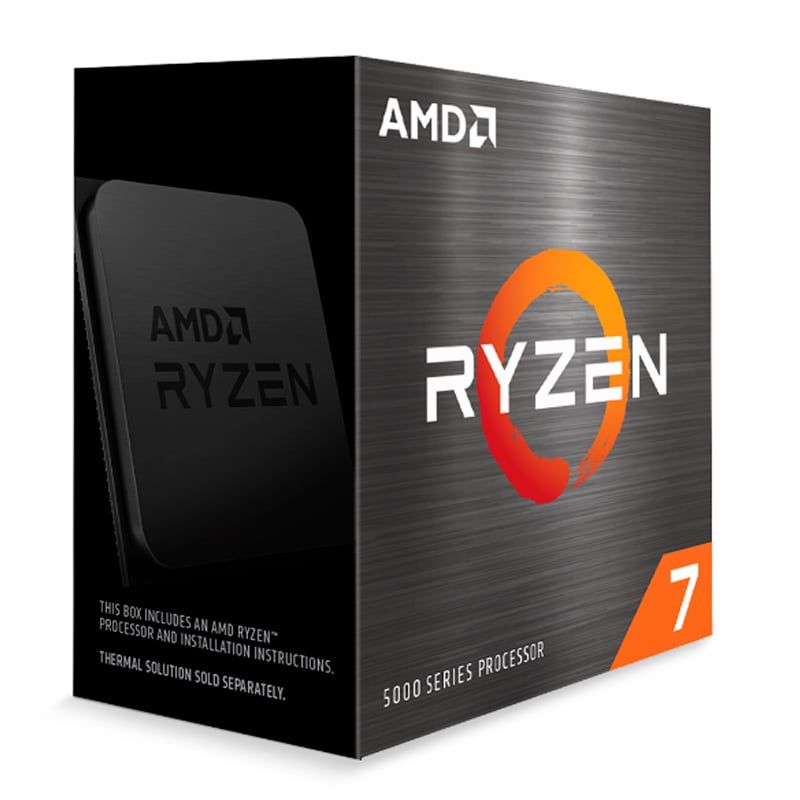 AMD - Procesador AMD Ryzen 7 5800X 3.80GHz 32MB L3 8 Core AM4 7nm 105W