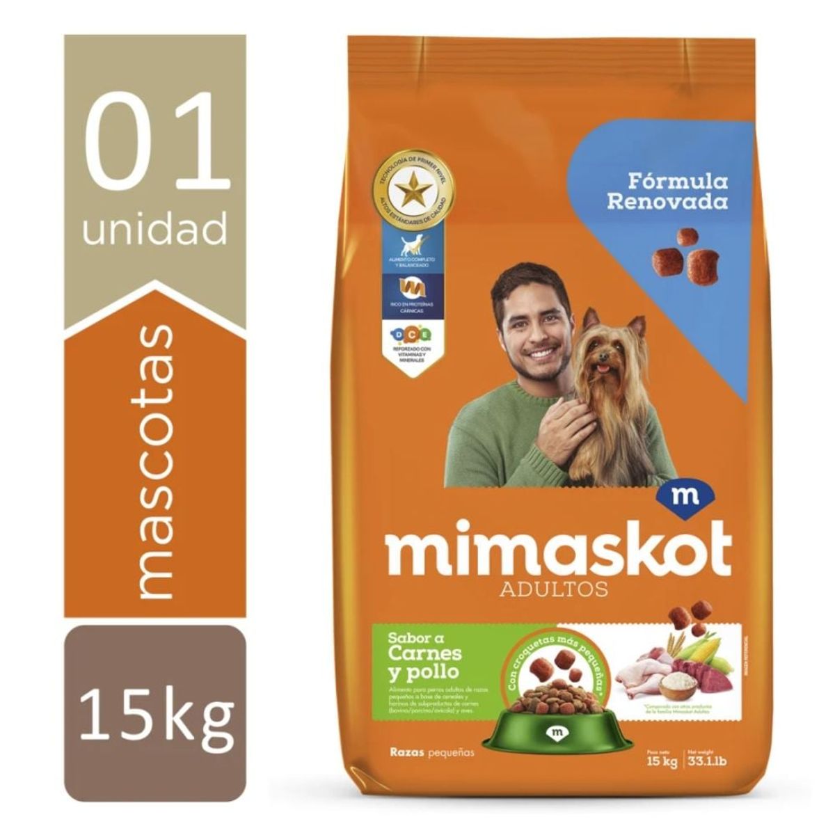MIMASKOT - MIMASKOT ADULTOS RAZA PEQUEÑA 15 KG