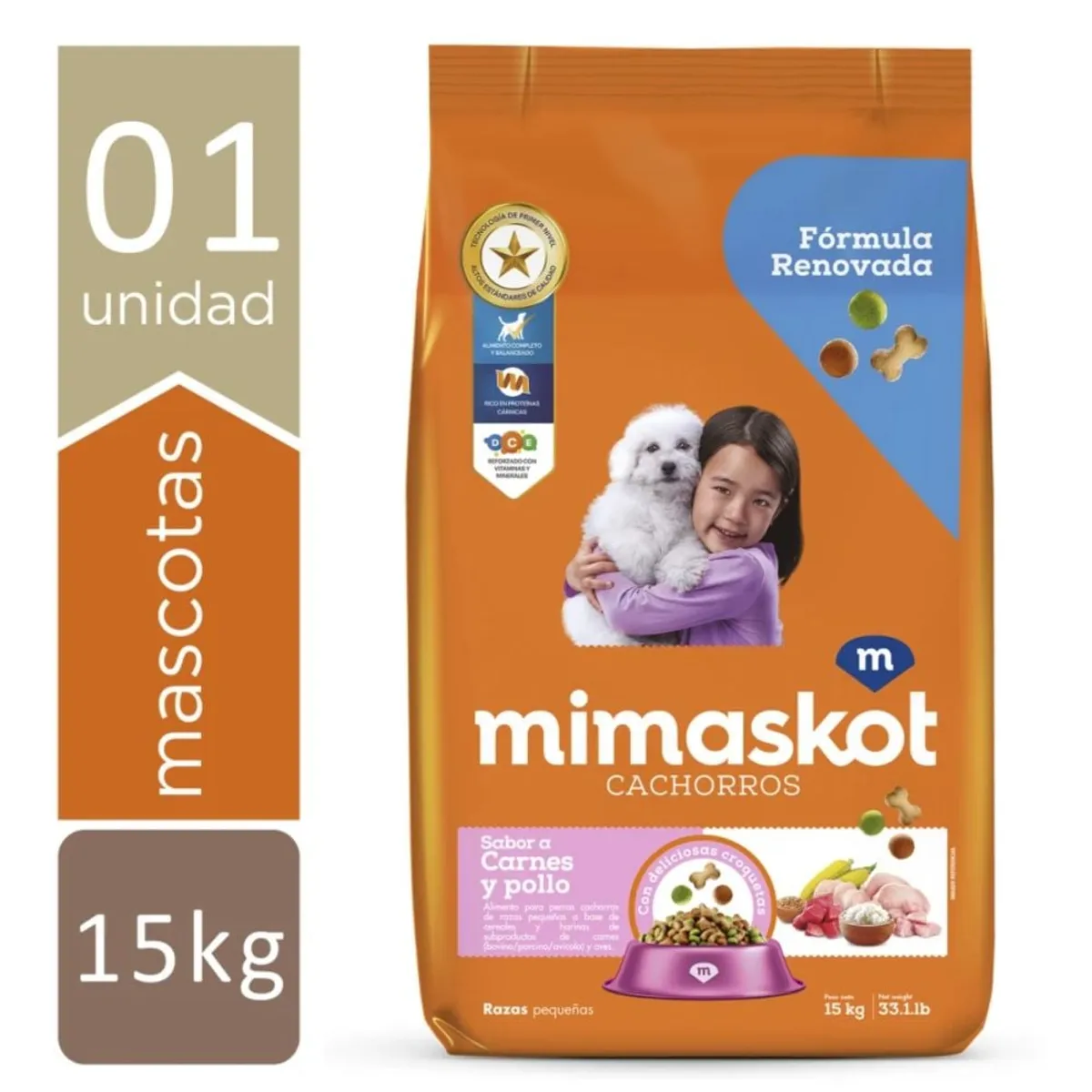 MIMASKOT - MIMASKOT CACHORROS RZ PEQ CARNECEREALES 15 KG