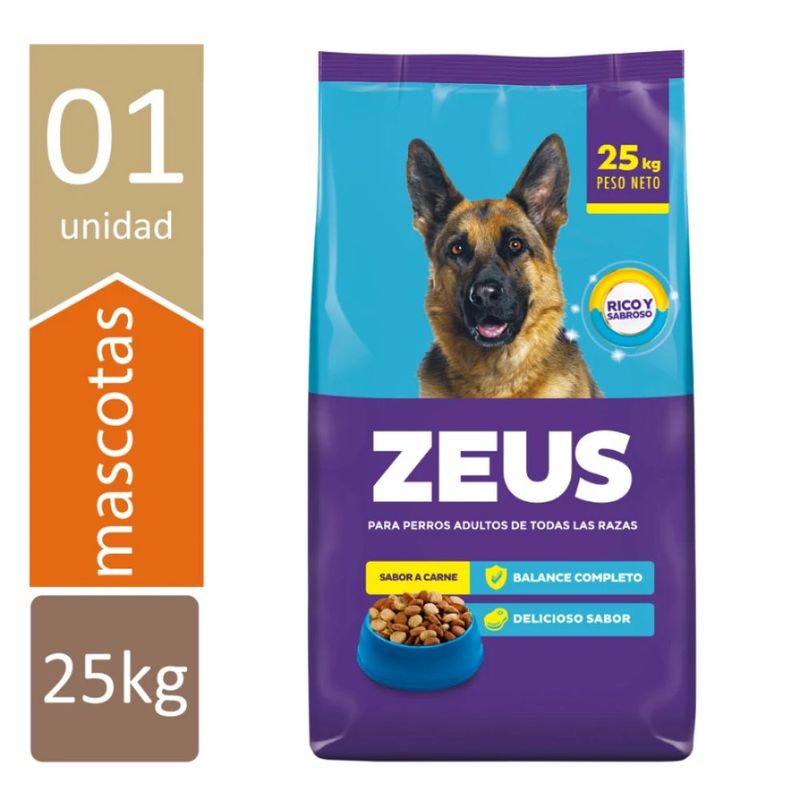ZEUS - COMIDA PARA PERROS ZEUS ADULTOS 25 KG