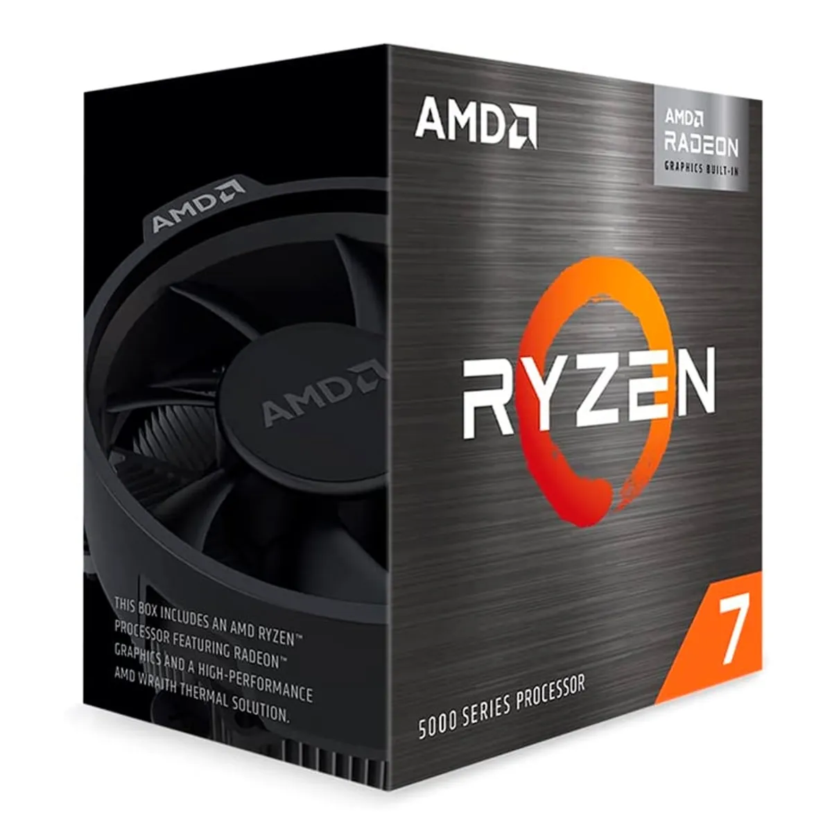 AMD - Procesador AMD Ryzen 7 5700G 3.80/4.60GHz 16MB L3 8-Core AM4 7nm 65W