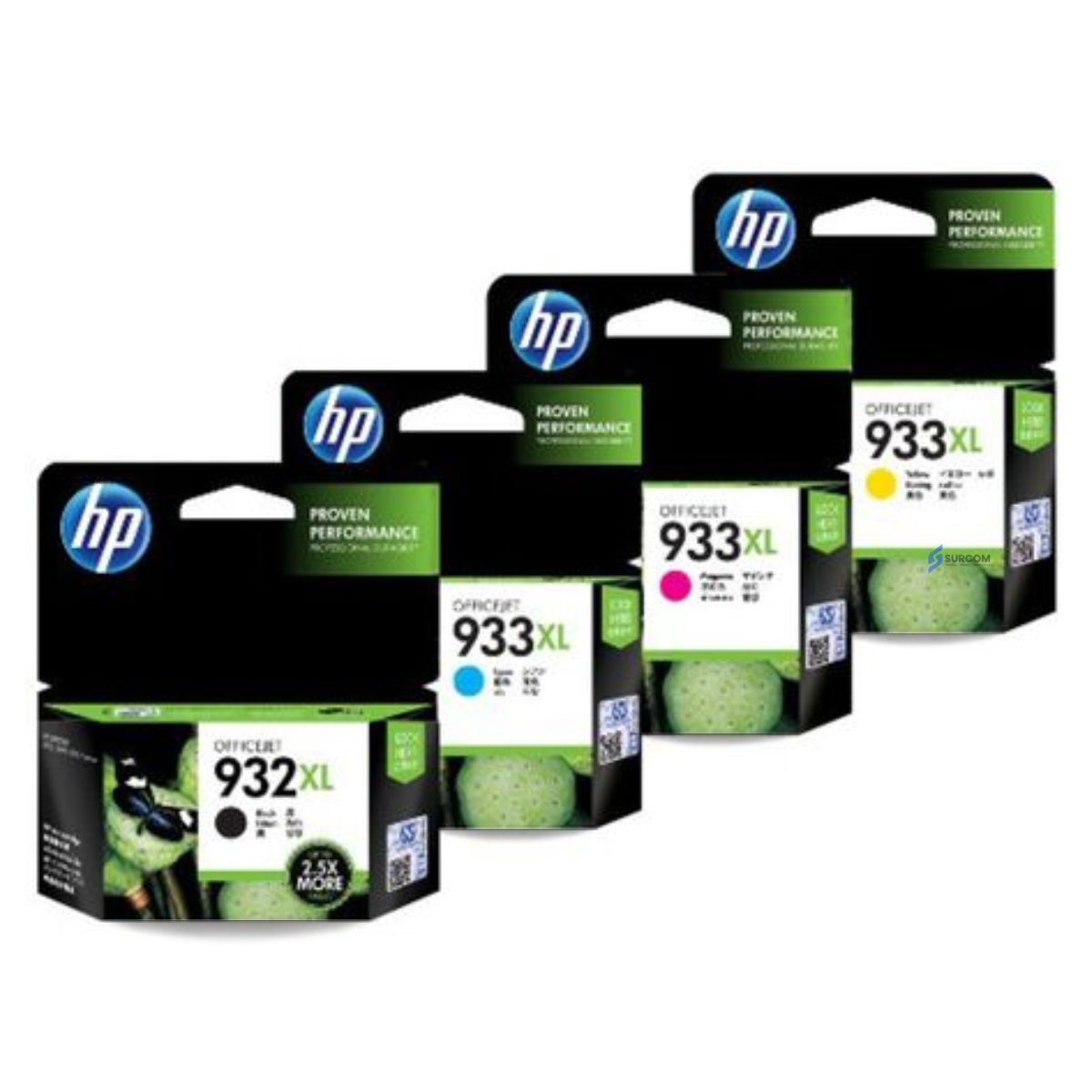 HP - Kit Tinta HP 932XL 933XL Cyan Magenta Amarillo Negro