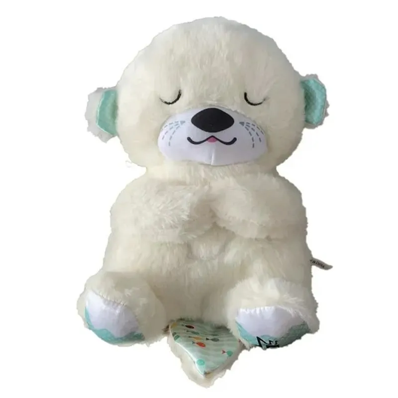 GENERICO - Peluche Nutria Dormilona que Respira Musical Beige Generico