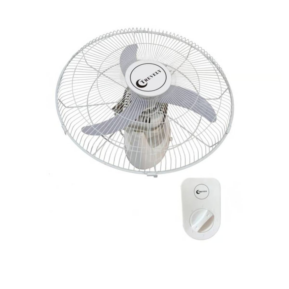 TREVELY - Ventilador de techo ORBITAL 18 TREVELY VT-1803 - 80W - Blanco