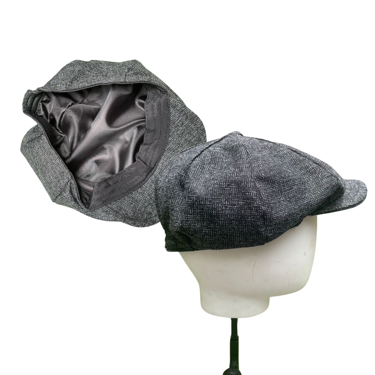 KAST PE - Boina Beck New Winston Gris Oscuro Talla L - Gorra para Hombre
