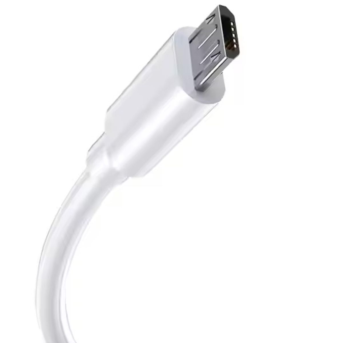 GENERICO - Cable de Datos Micro usb 3A Blanco 1M