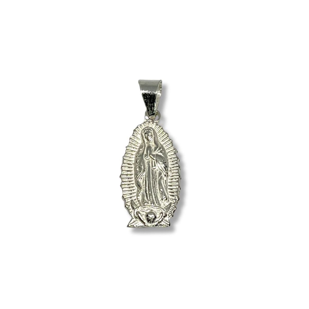 SANTORAL - Dije Virgen de Guadalupe 17mm x 10mm- Plata