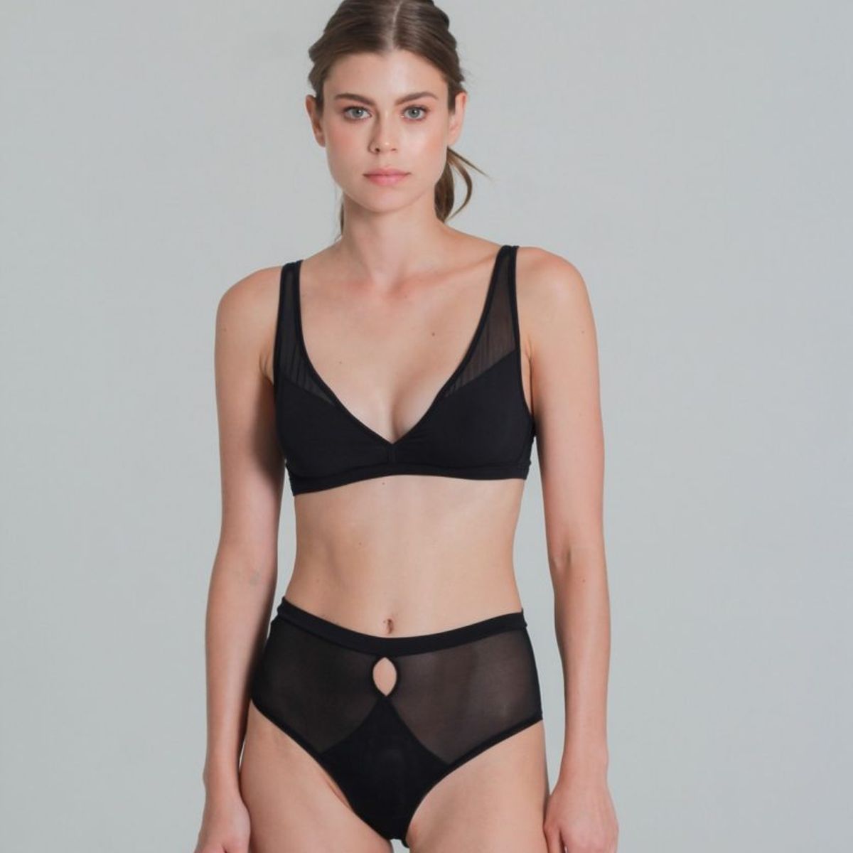 PURPURATTA - PANTY MASTIC DE TULL