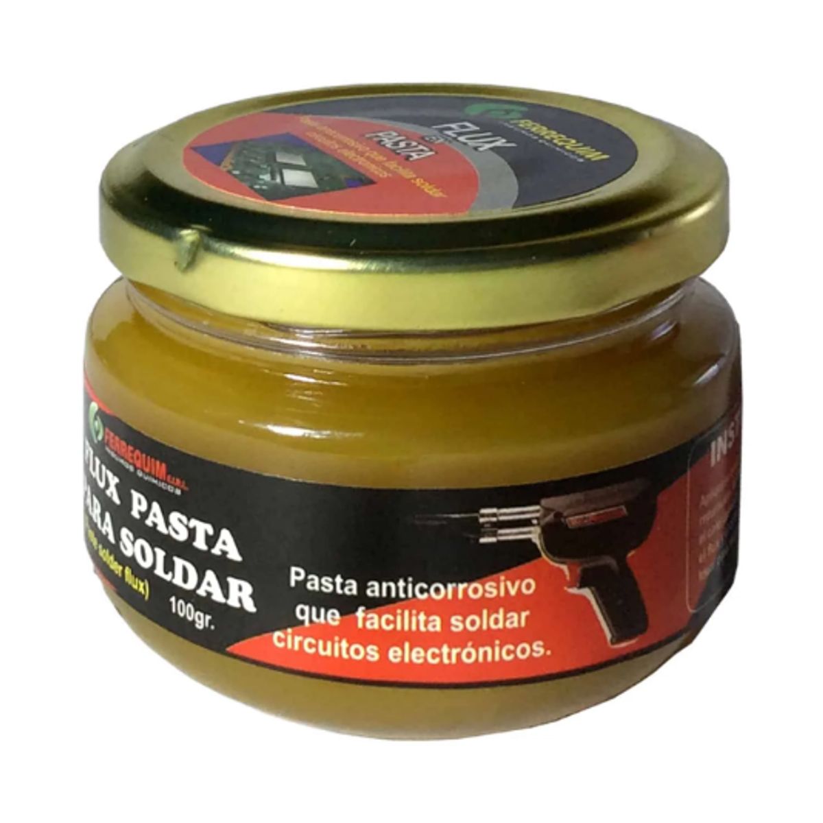 GENERICO - Flux en Pasta para Soldar 100g FLUXP-100V FERREQUIM