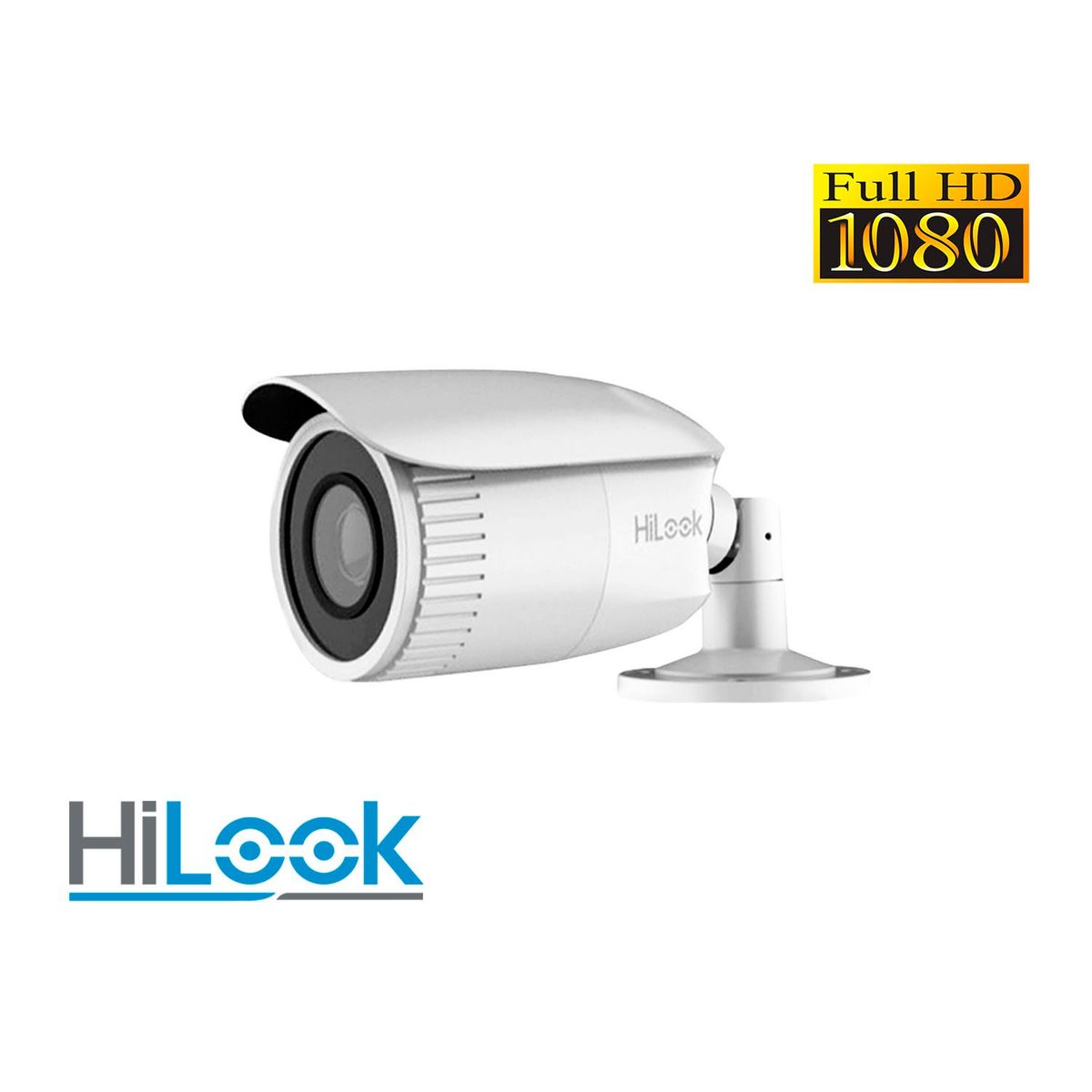 HIKVISION - Cámara de Seguridad Hilook Tubo IP Varifocal Full HD 2MP IR 30M PoE IP67