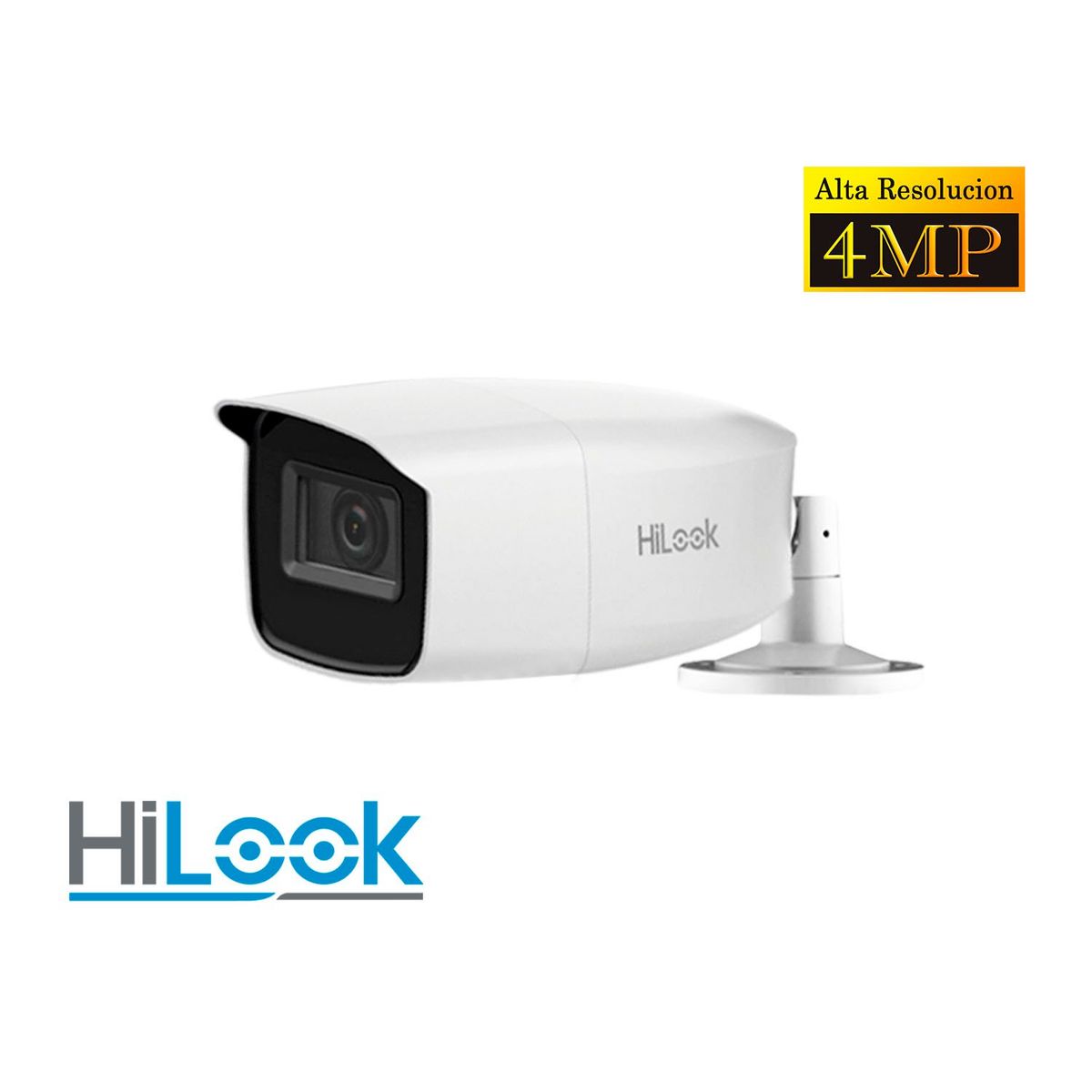 HIKVISION - Cámara de Seguridad Hilook Tubo Varifocal Analógica 4MP IR hasta 40M IP66