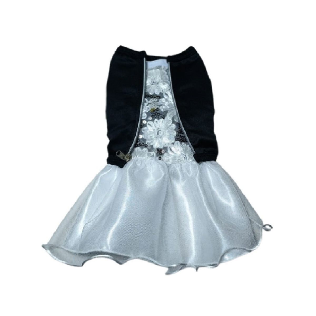 GENERICO - Disfraz Halloween Tiffany Novia de Chucky perros talla 4