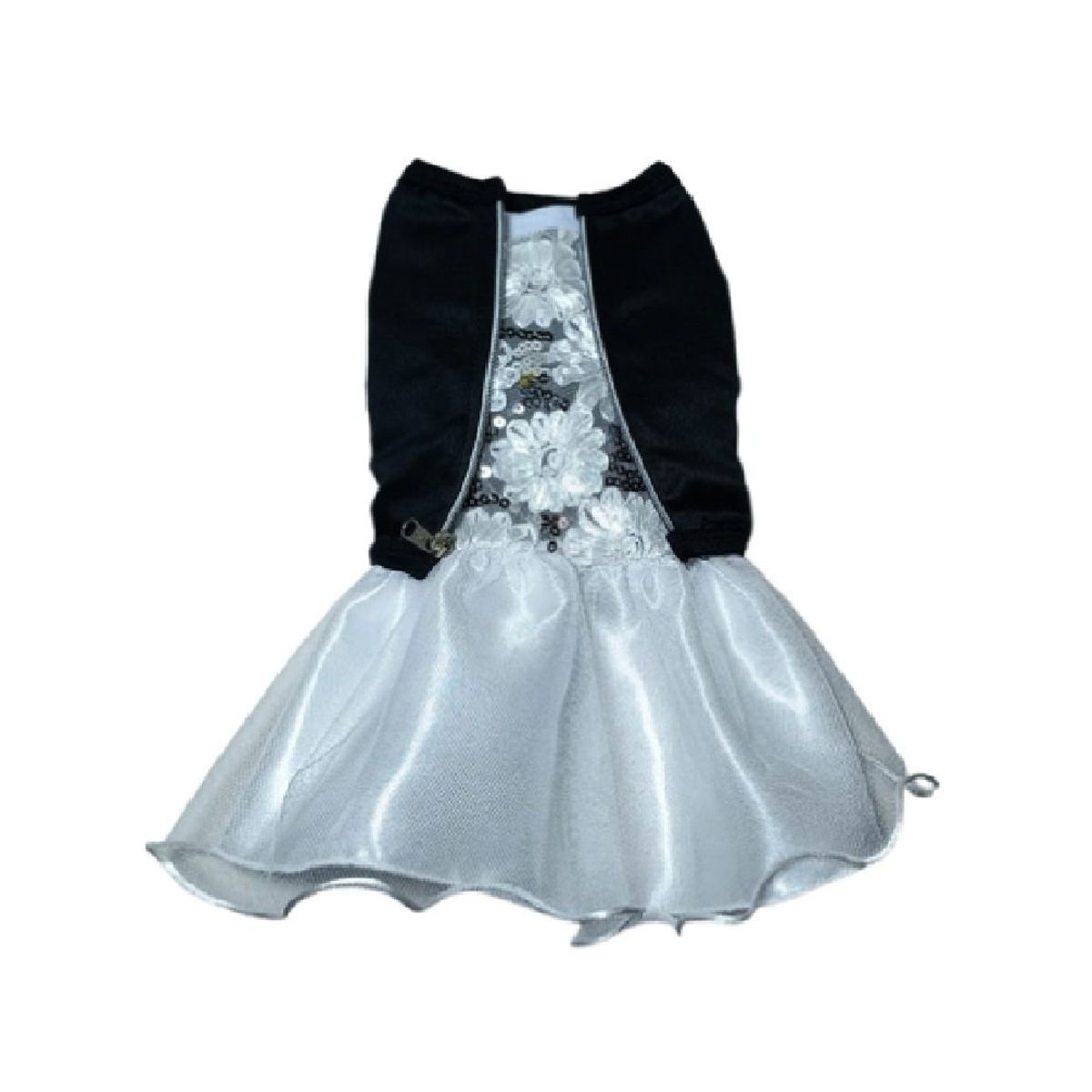 GENERICO - Disfraz Halloween Tiffany Novia de Chucky perros talla 4