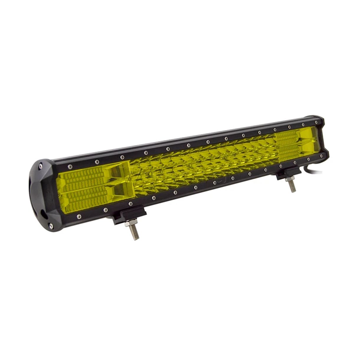 GENERICO - Barra Led Neblinero 324w 58cm Color Amarillo Rompe Nieblas