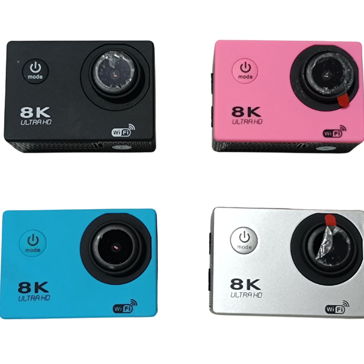 GENERICO - CAMARA DEPORTIVA ULTRA HD 8K PARA MOTO - COLOR ROSADO