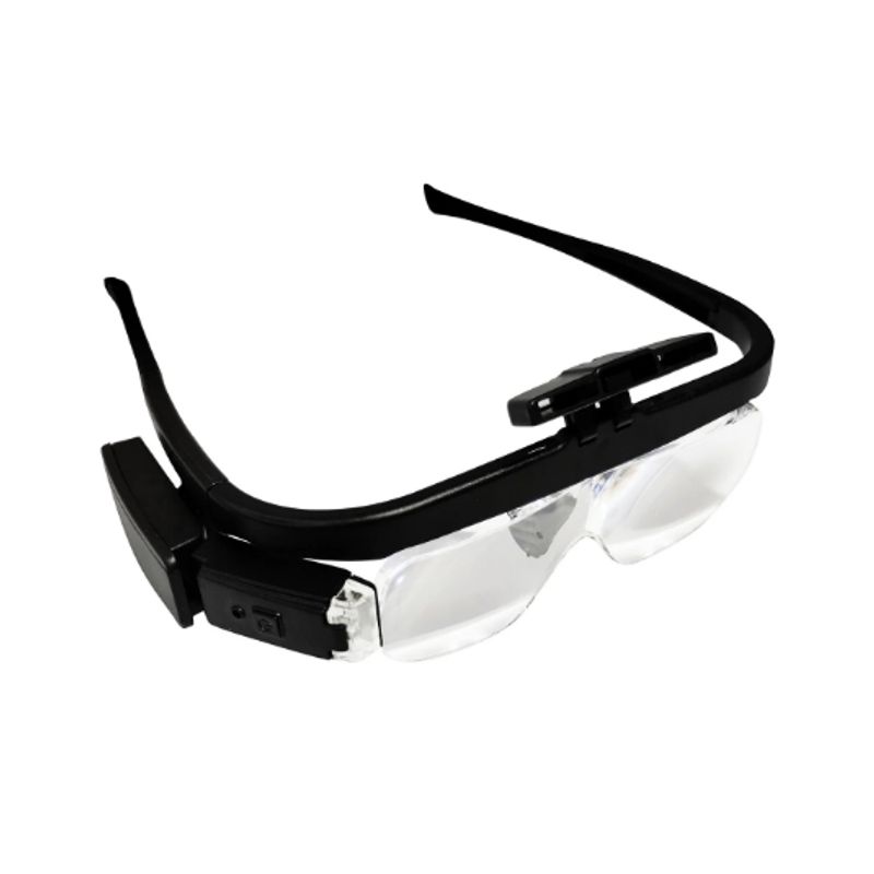 GENERICO - Lupa Lente Recargable con 3 Lentes de Aumento y Luz LED NO.11642DC