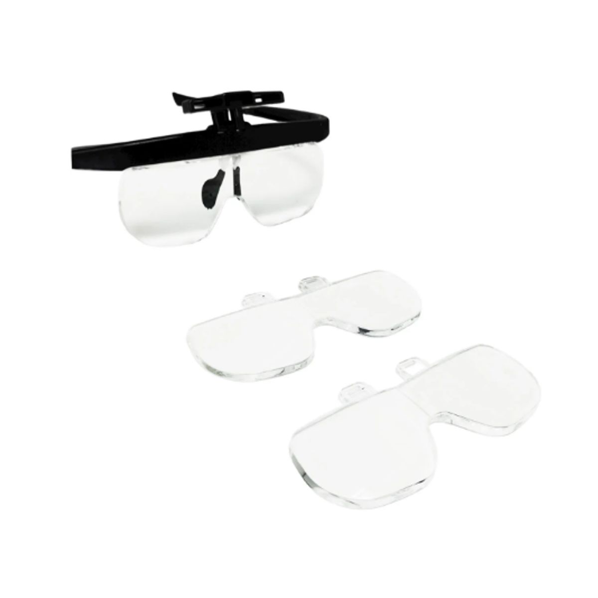 GENERICO - Lupa Lente Recargable con 3 Lentes de Aumento y Luz LED NO.11642DC