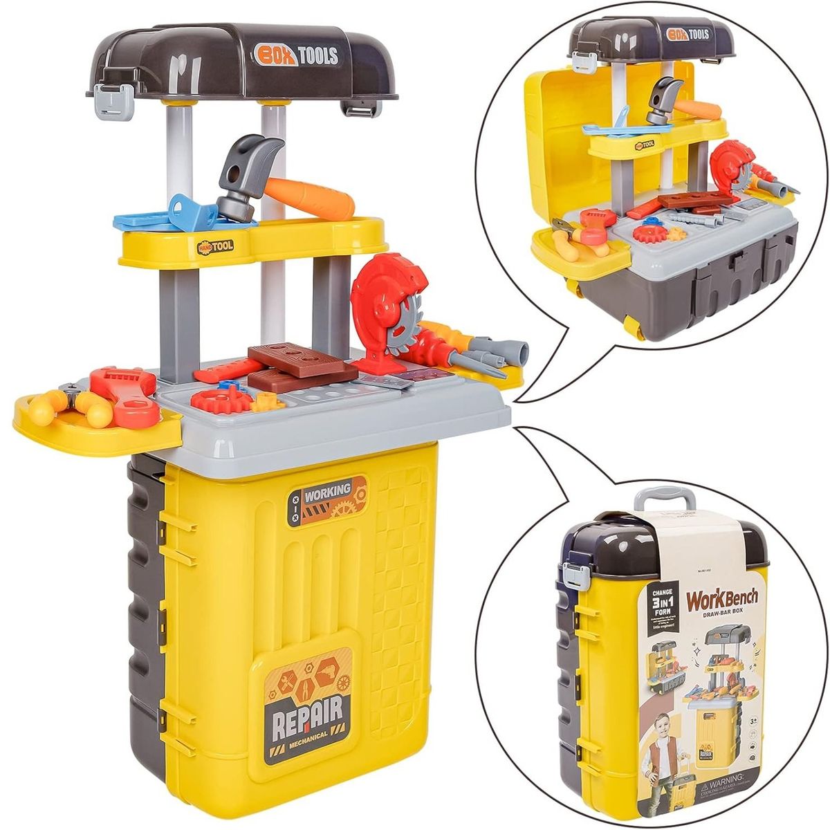 GENERICO - Juguete Educativo - Set Herramientas Constructor