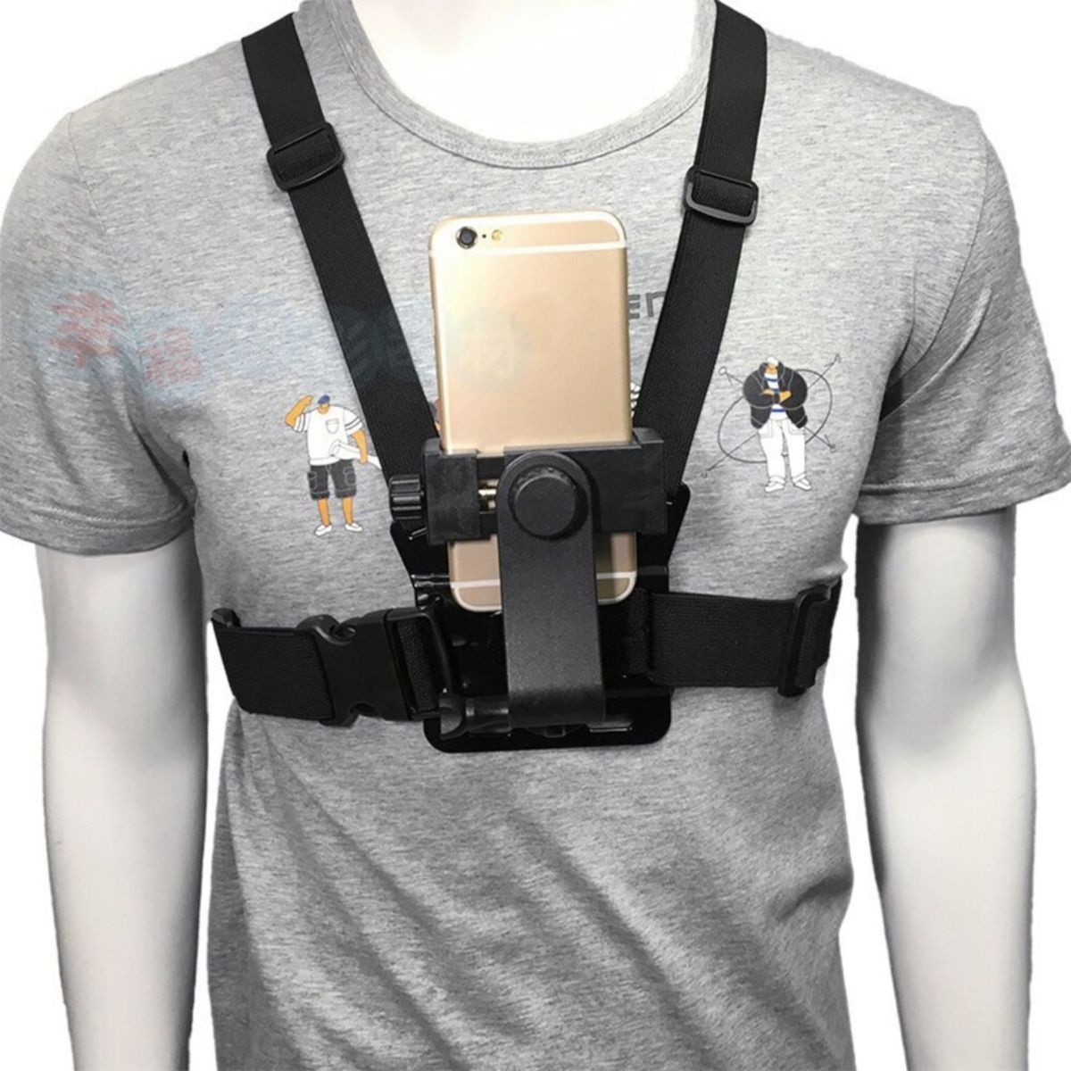 GENERICO - Pechera Gopro Celular Arnes Hero Camara Accion Deportes Foto