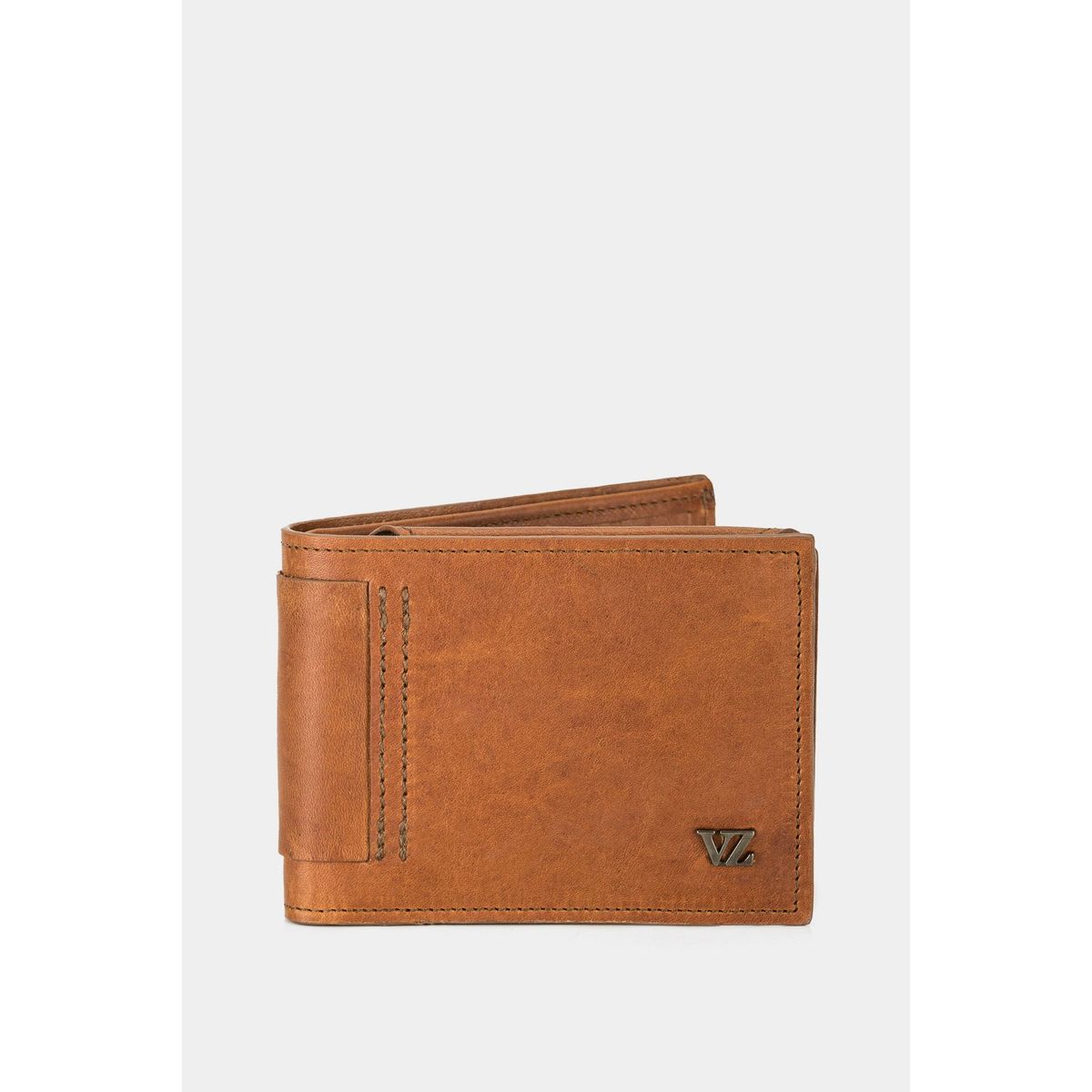 VELEZ - Vélez Kit Billetera y Llavero De Cuero Vintage Brandy