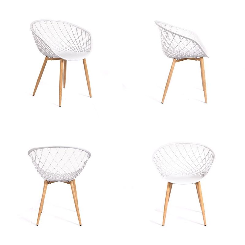 GRUPO CB - Silla Calada Con Reposabrazos Modelo Vera Pack x4