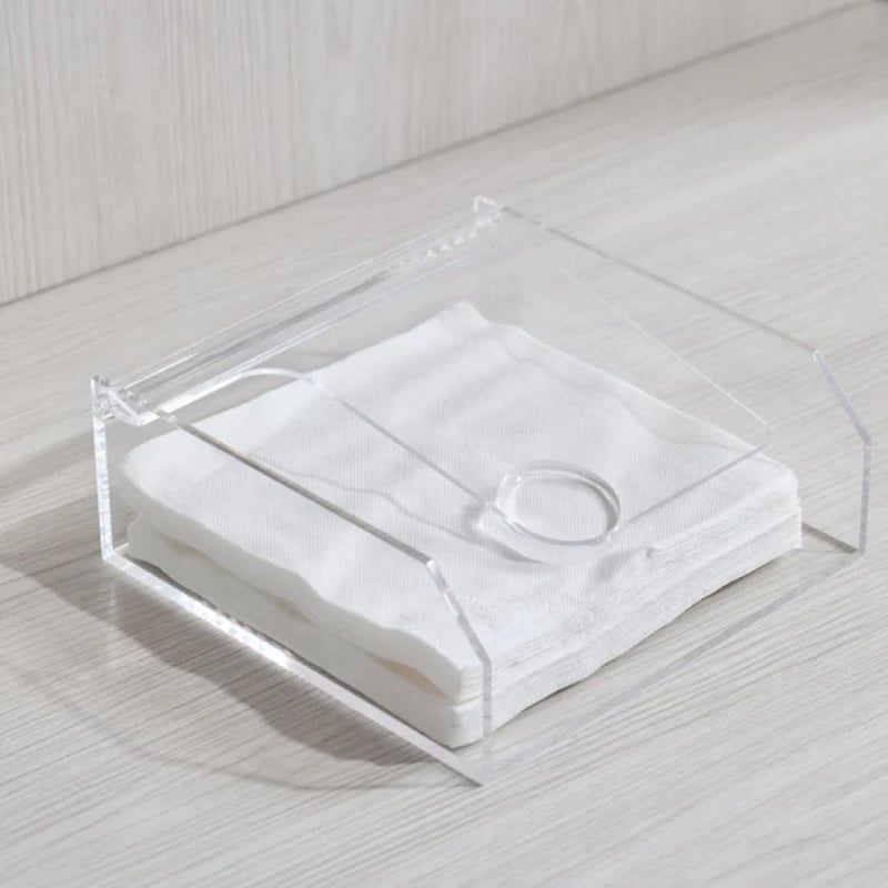 GENERICO - Servilletero Acrílico Transparente - Pack 3 Und - SAVIHOME