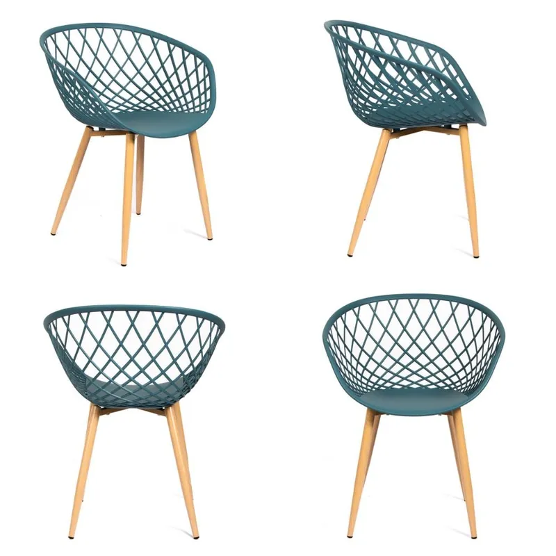 GRUPO CB - Silla Calada Con Reposabrazos Modelo Vera Pack x4