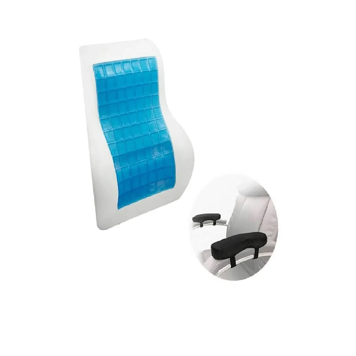 OEM - Cojín Respaldar Lumbar Viscoelástica con Gel