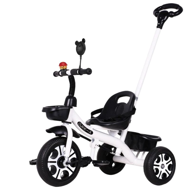 GENERICO - Triciclo Para Niños Bicicleta Coche Paseo Bebe - Blanco