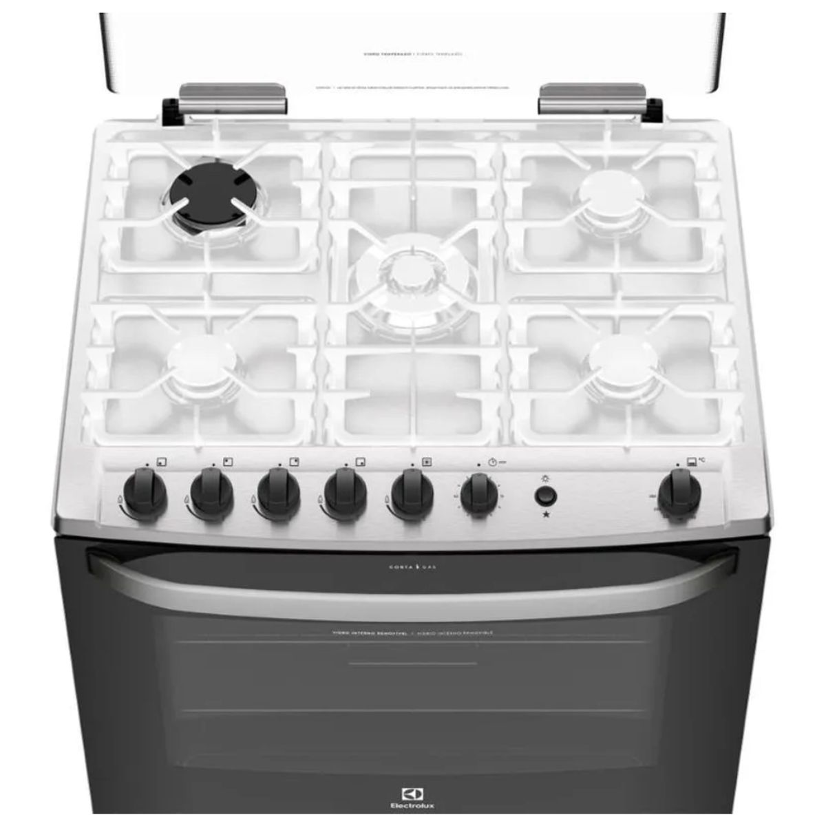 ELECTROLUX - Cocina Electrolux Freestanding a Gas con 5 quemadores 76USM