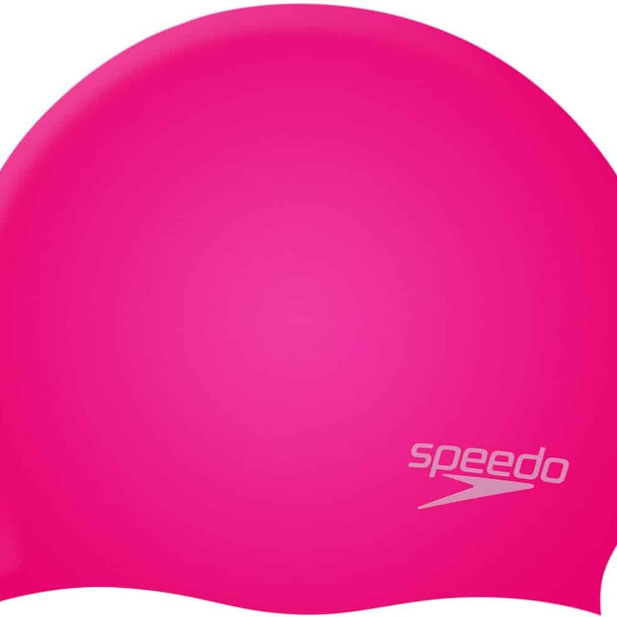 SPEEDO - Gorro Natación Speedo Plain Moulded Silicona Niños Rosado