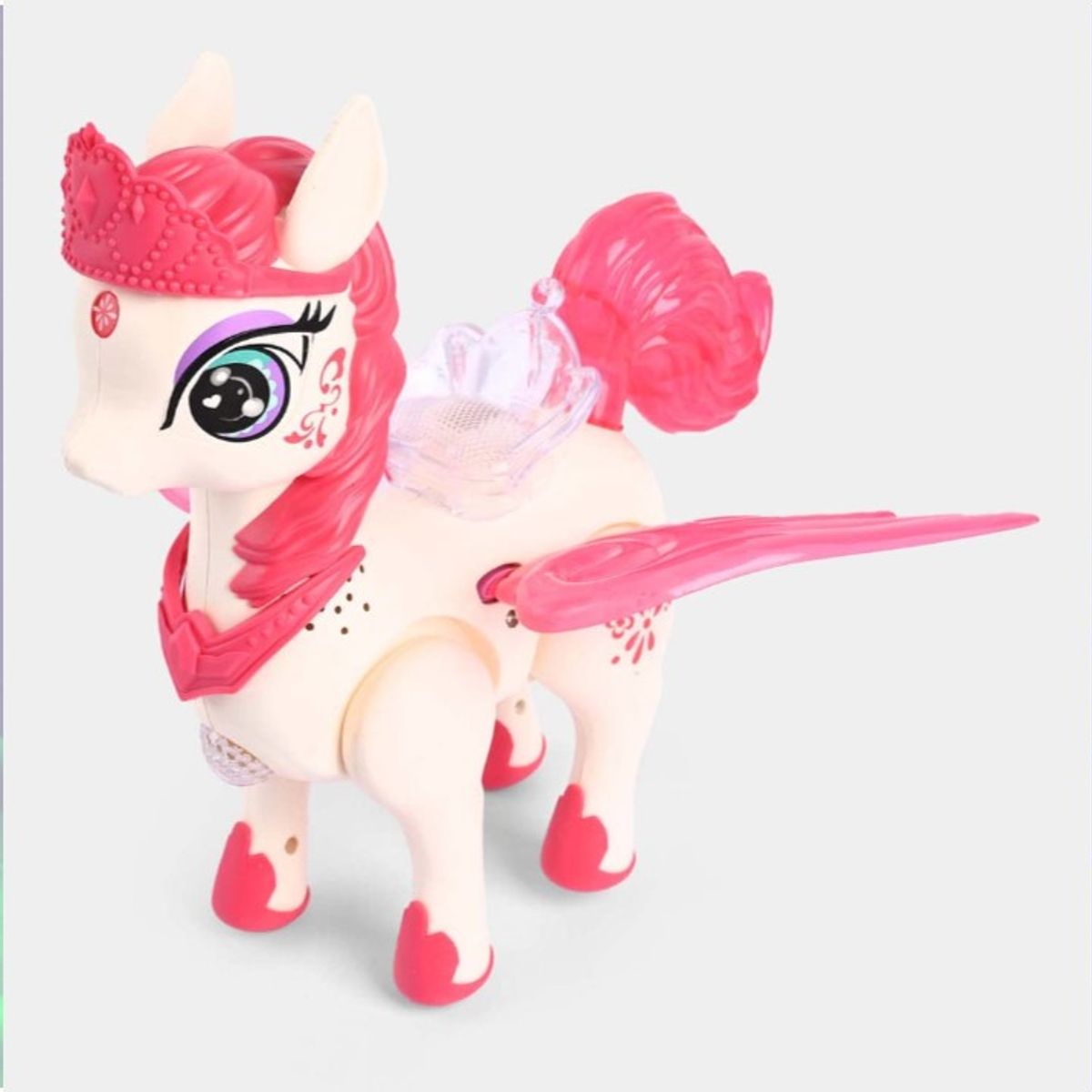 GENERICO - LINDO PEGASO ALAS ELECTRICO CON LUZ Y SONIDO PARA ARMAR