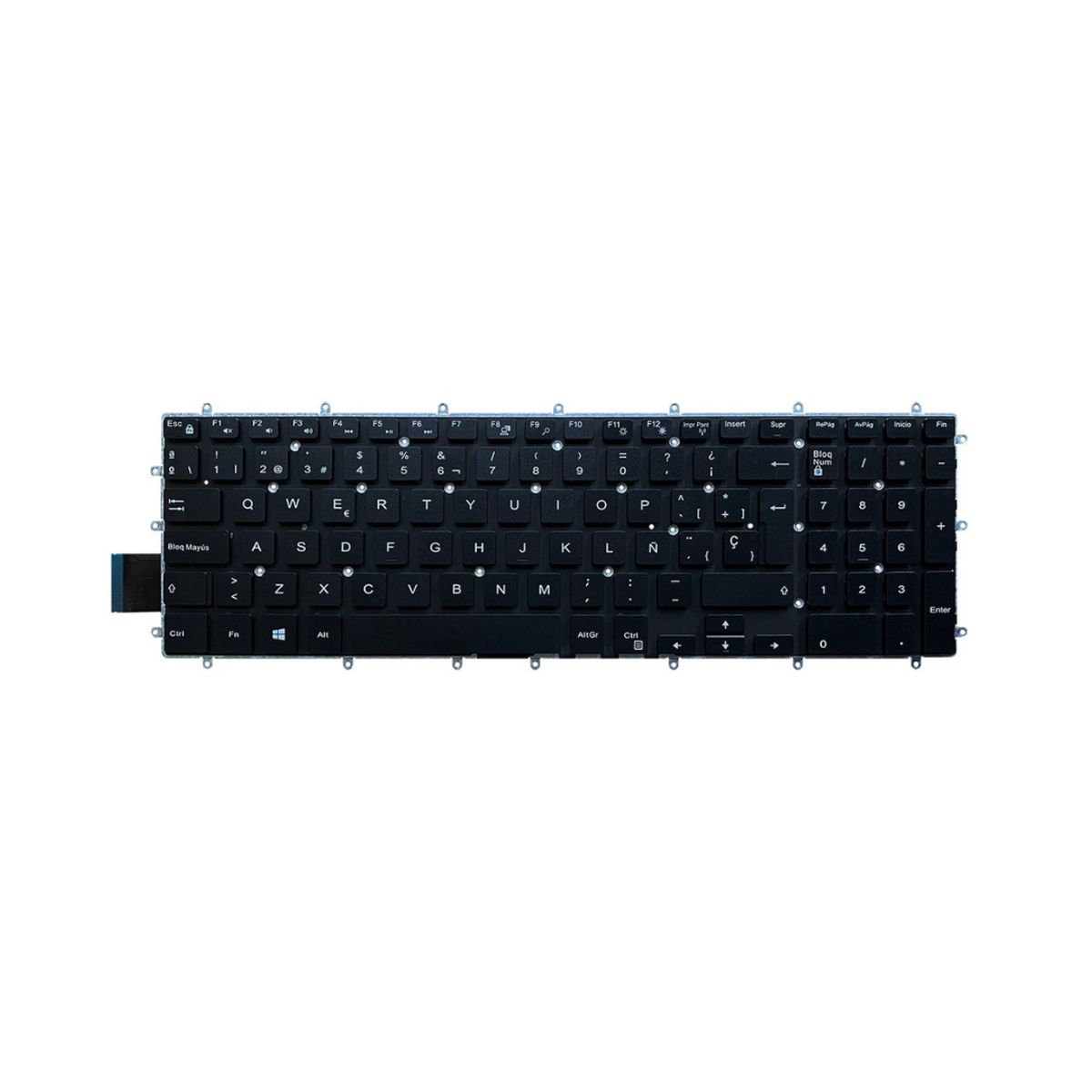 OEM - Teclado para Laptop Dell Inspirion 15-5565 15- 5567 Iluminado