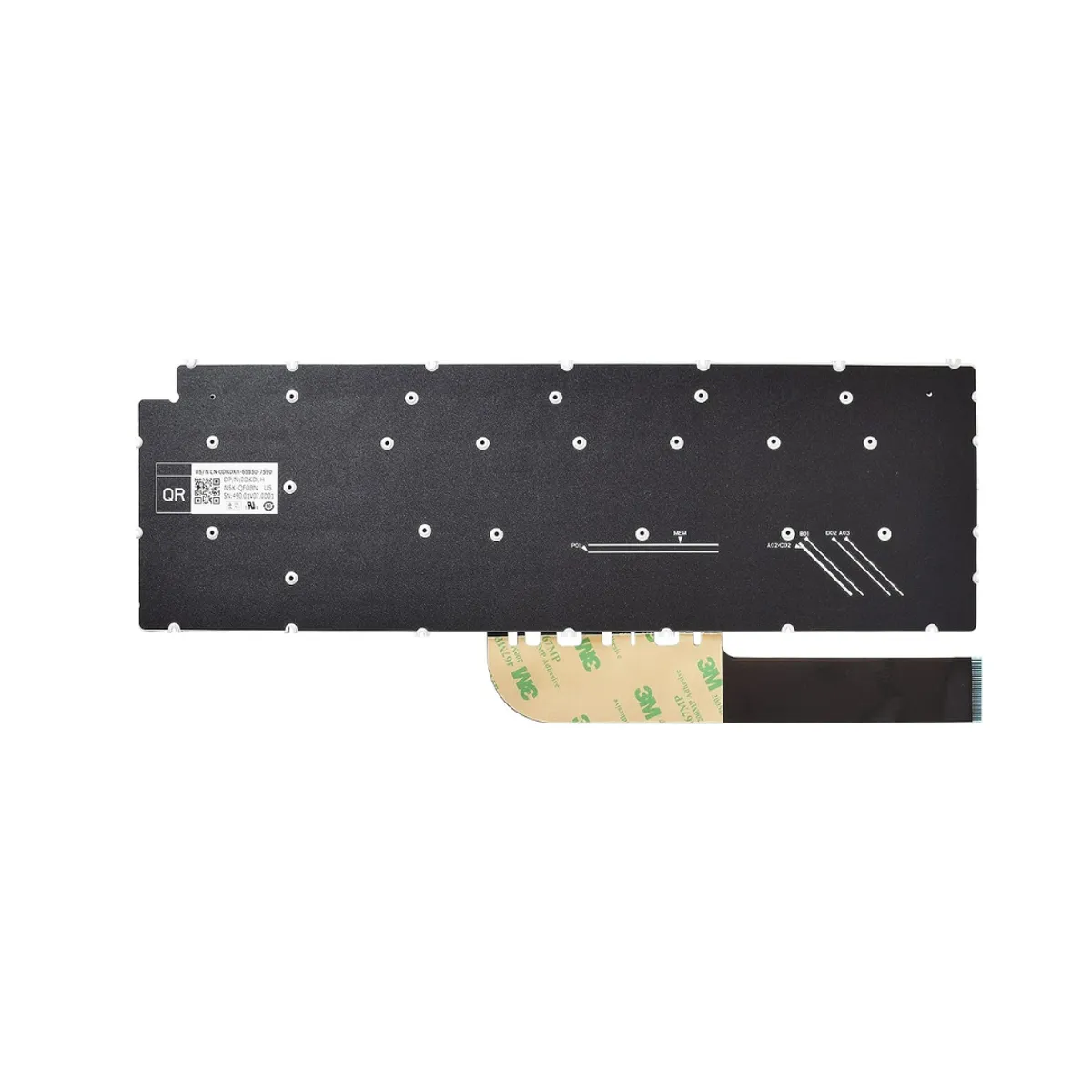 OEM - Teclado para Laptop Dell Inspiron 15-3501.  15 3502. 15 3505. 15 5501