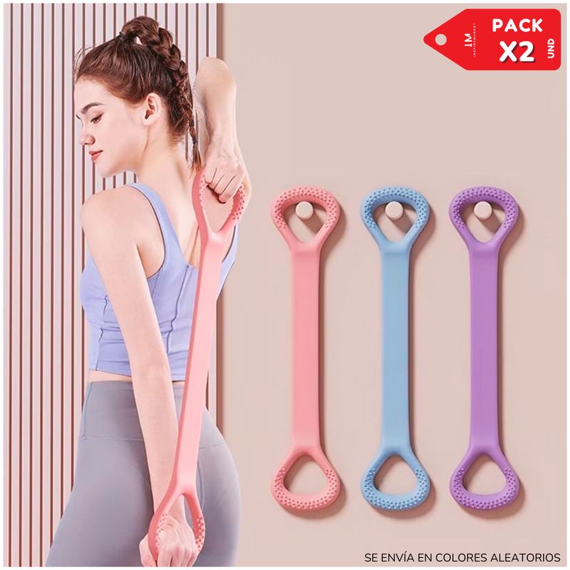 INSPIRA - Banda elástica de silicona Yoga Fitness