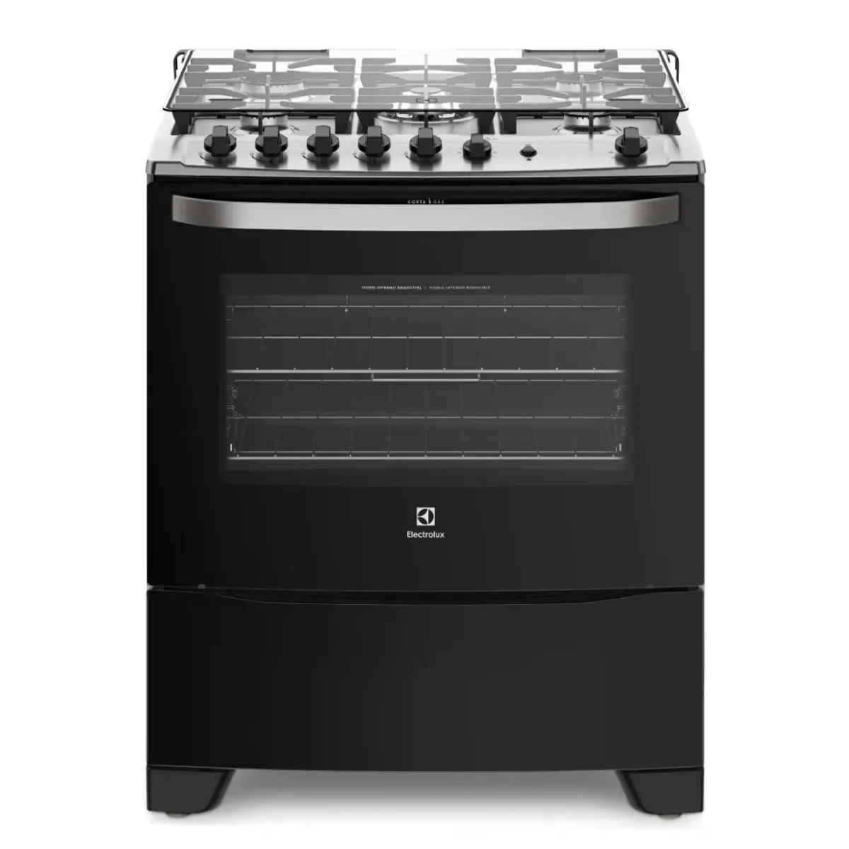 ELECTROLUX - Cocina Electrolux Freestanding a Gas con 5 Quemadores Triple Llama 76USM