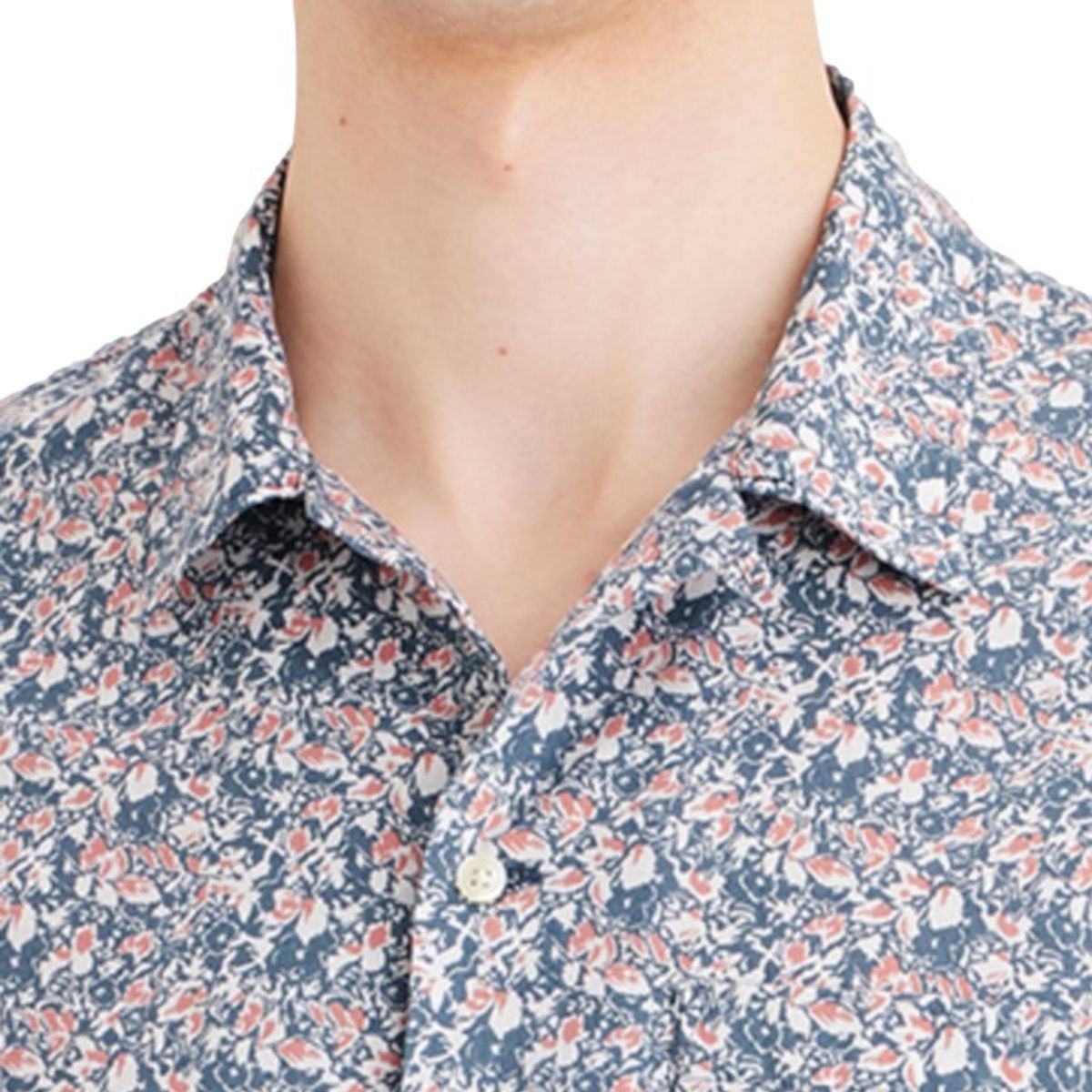 DOCKERS - Camisa Hombre Camp Regular Fit Azul Bluefin Dockers